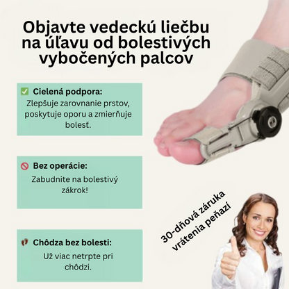 Liečebný balík na vybočený palec (Hallux Valgus)